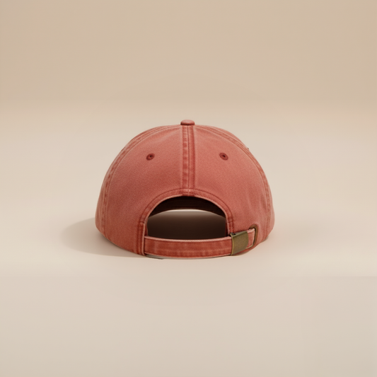 'Vintage Orange' - Washed Soft Panel Cap