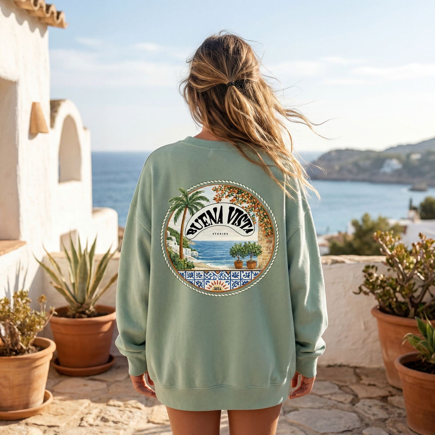 Jávea Coastal Sweatshirt Green