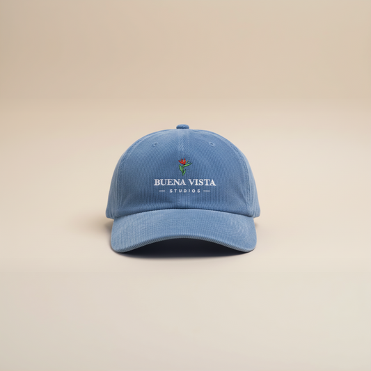 'Coastal Blue' - Ribbed Hard Panel Cap