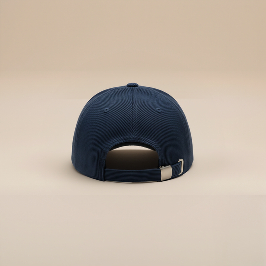Marine Blue Ribbed - Soft Panel Cap