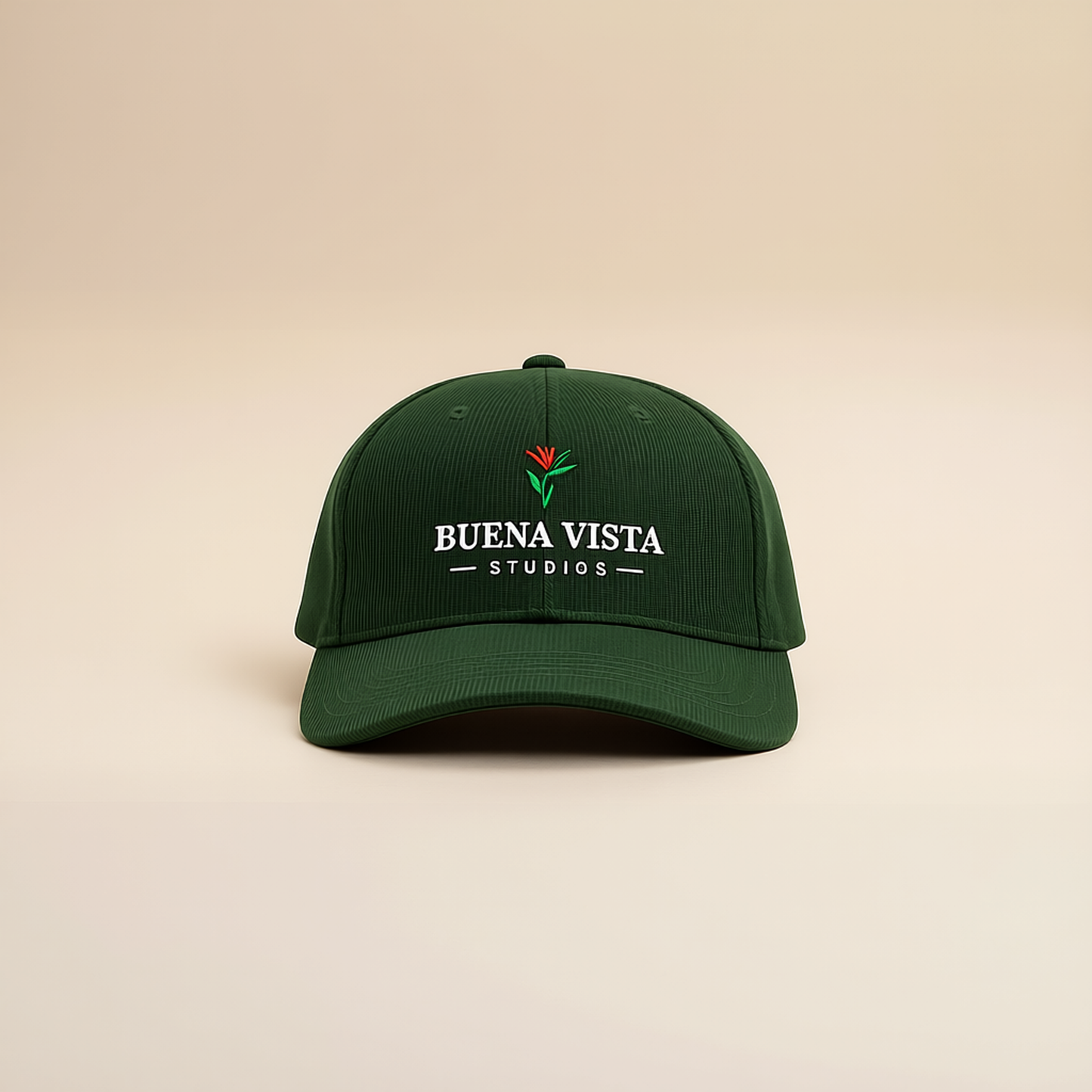 ‘Dark Olive’ — Ribbed Hard Panel Cap